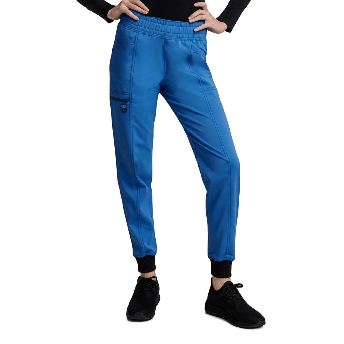 Pantalón quirúrgico jogger Dickies DK155 para mujer en Lakeside, vista 2 | color:lakeside