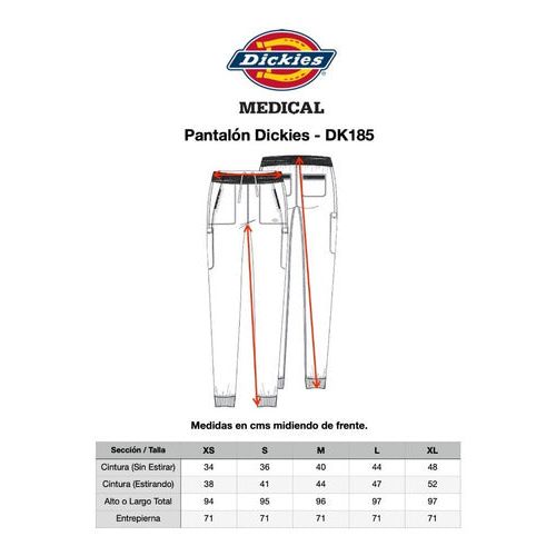 Dickies Dk185 Dynamix Pantalón Jogger Mujer Quirúrgico #mlpos_34 | Color: ROY - Azul rey #color_roy_-_azul_rey #sku_dk185royl #sku_dk185roym #sku_dk185roys #sku_dk185royxl #sku_dk185royxs