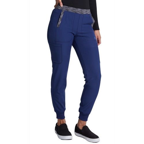 Dickies Dk185 Dynamix Pantalón Jogger Mujer Quirúrgico #mlpos_2 | Color: NAVBLK - Azul con Negro #color_navblk_-_azul_con_negro #sku_dk185navblkl #sku_dk185navblkm #sku_dk185navblks #sku_dk185navblkxl #sku_dk185navblkxs