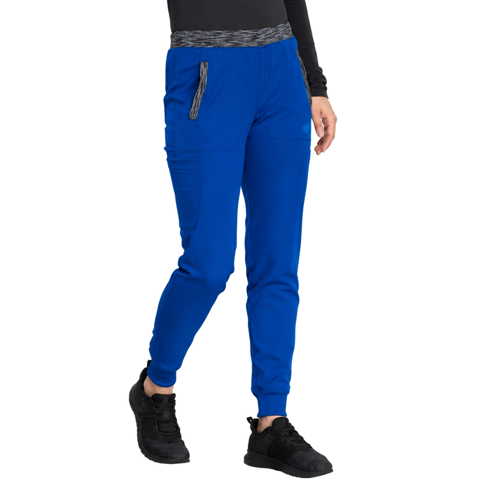 Dickies DK185 pantalón quirúrgico jogger para mujer Azul Rey, frente | color:azul-rey