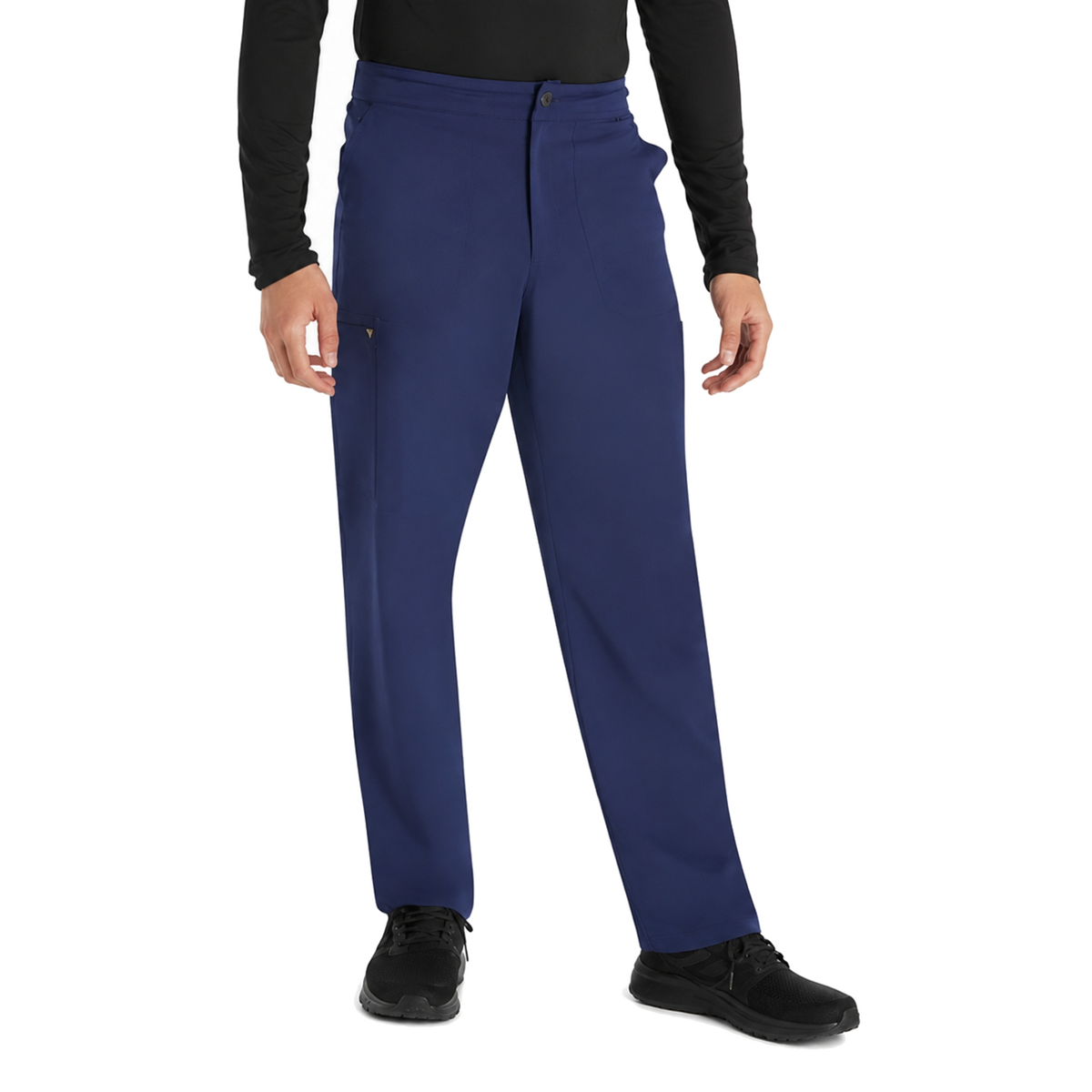 Pantalón quirúrgico Dickies DK216 para hombre Azul Marino, vista frontal | color:azul-marino