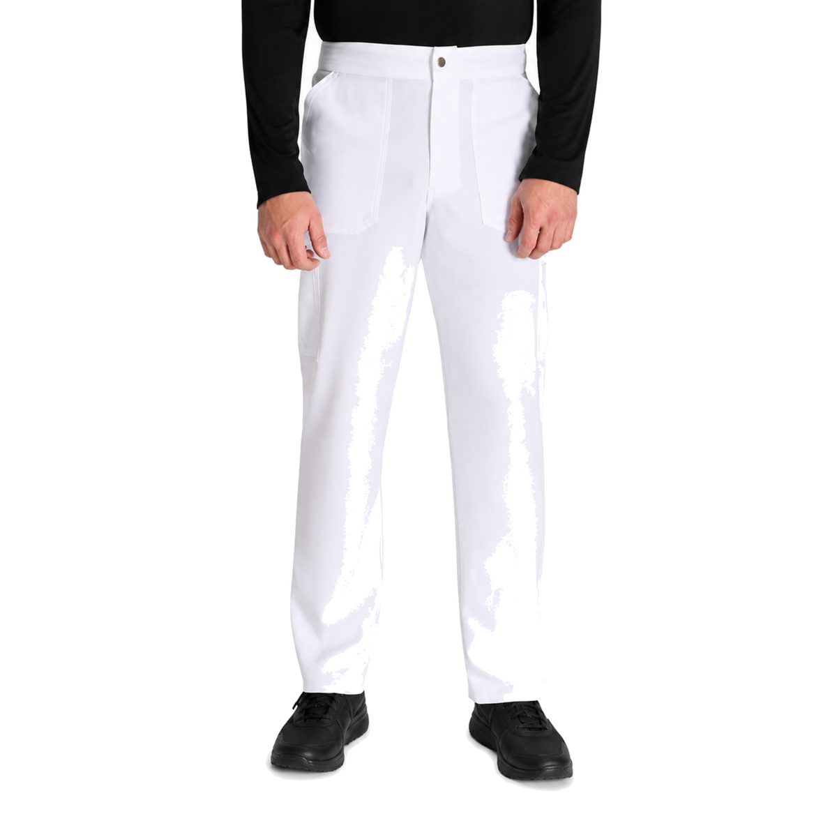 Pantalón quirúrgico Dickies DK216 para hombre Blanco, vista frontal | color:blanco