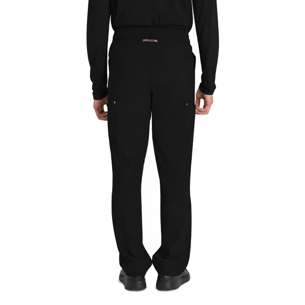 Pantalón quirúrgico Dickies DK216 para hombre Negro, vista posterior