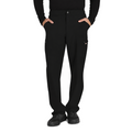 Pantalón quirúrgico Dickies DK216 para hombre Negro, vista frontal | color:negro