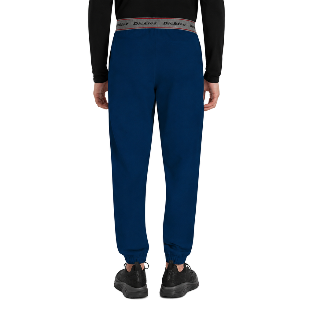 Pantalón quirúrgico jogger Dickies DK217 para hombre Azul Marino, vista posterior