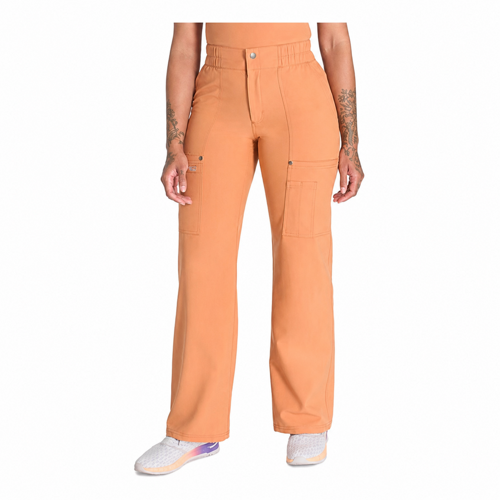 Pantalón quirúrgico Dickies DK219 para mujer EDS NXT Ginger Glow, vista frontal | color:ginger-glow