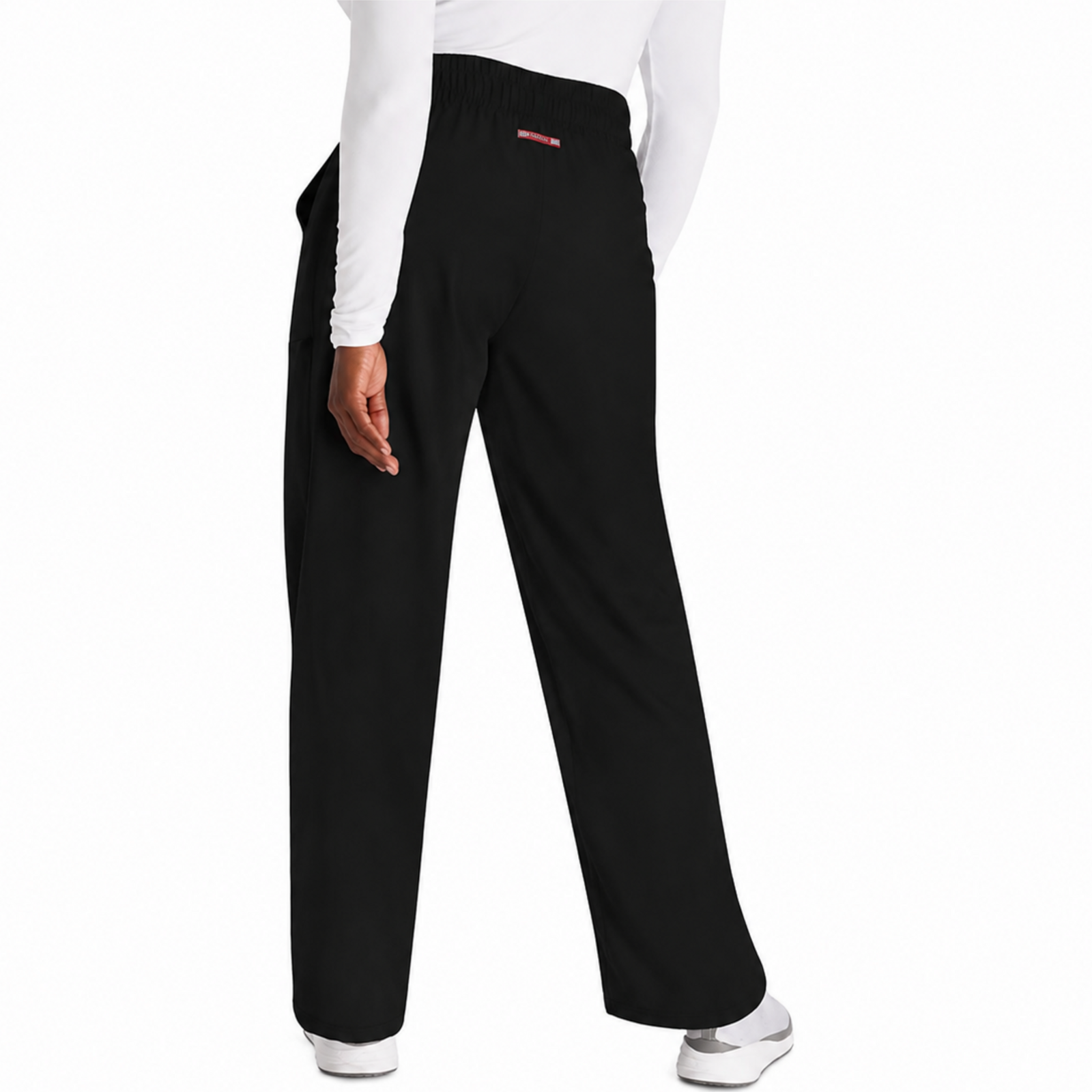 Pantalón quirúrgico Dickies DK219 para mujer EDS NXT Negro, vista frontal | color:negro