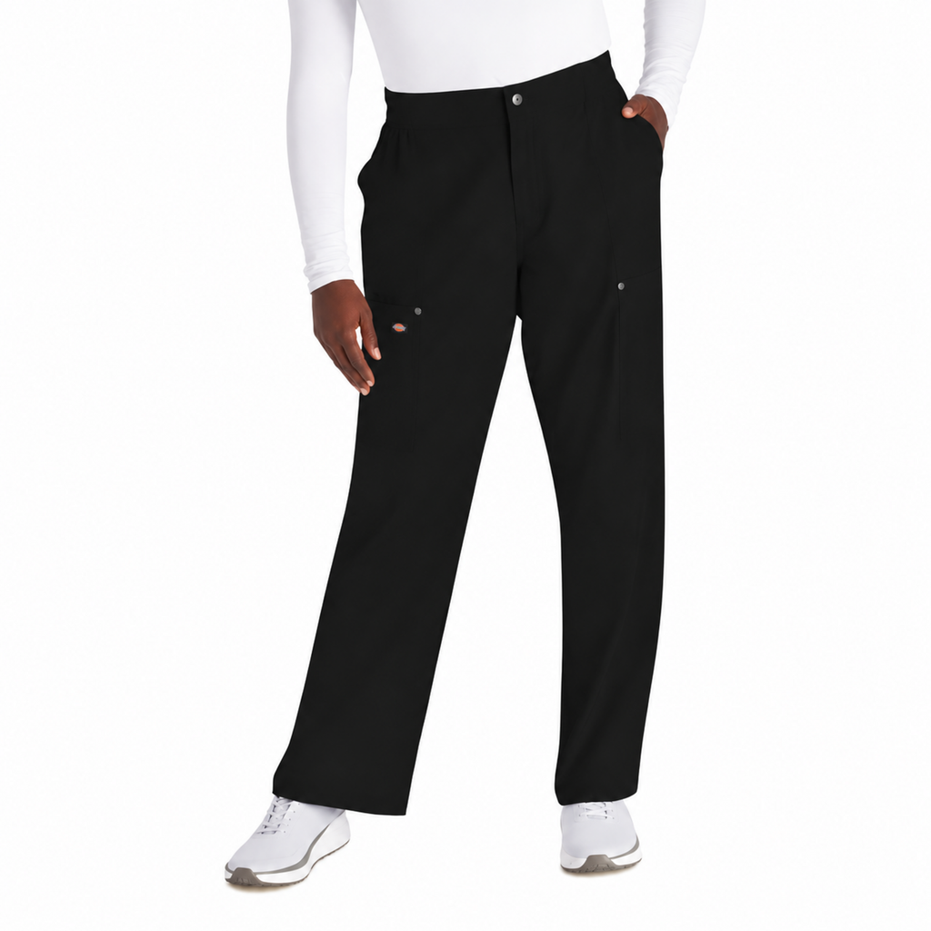 Pantalón quirúrgico Dickies DK219 para mujer EDS NXT Negro, vista frontal