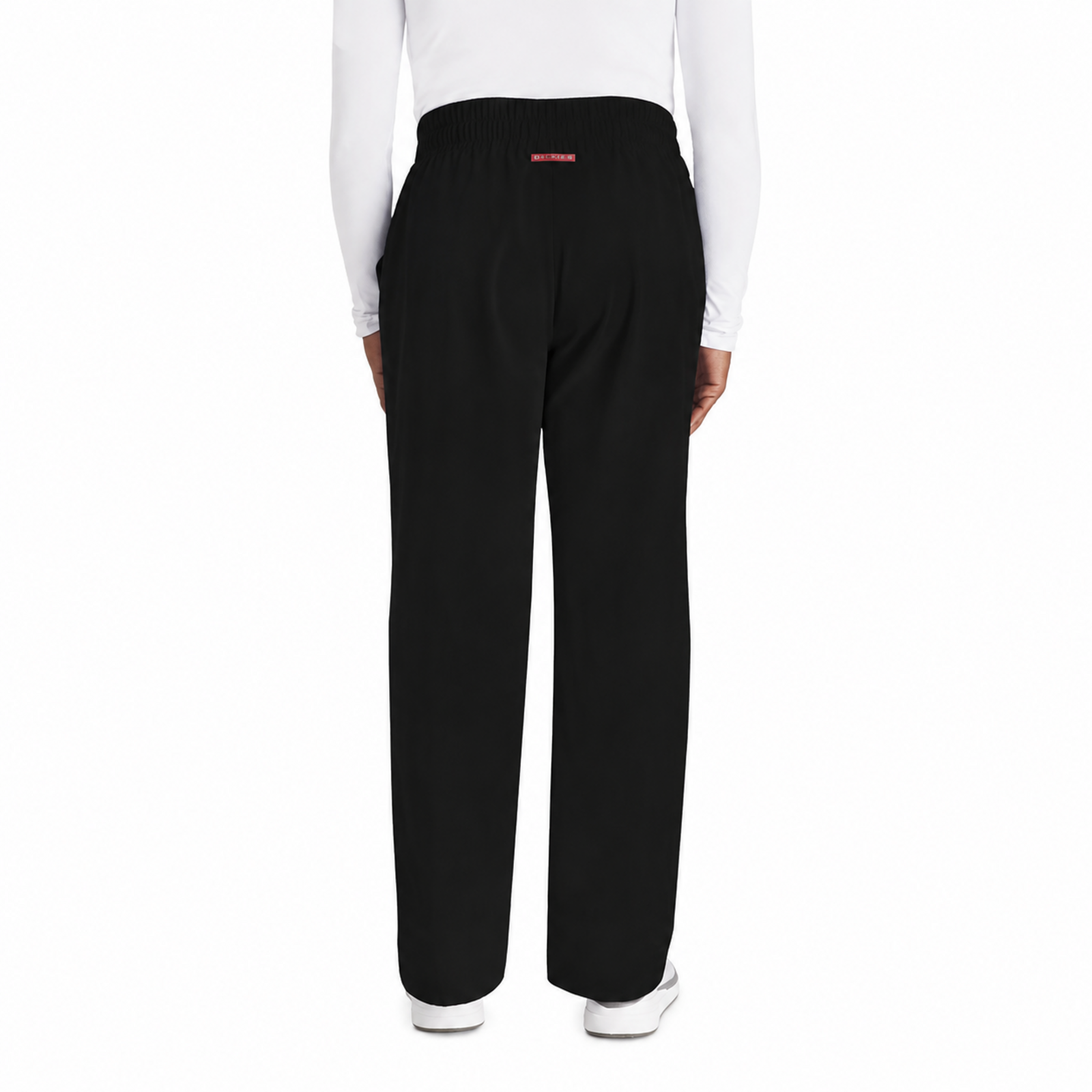 Pantalón quirúrgico Dickies DK219 para mujer EDS NXT Negro, vista posterior | color:negro