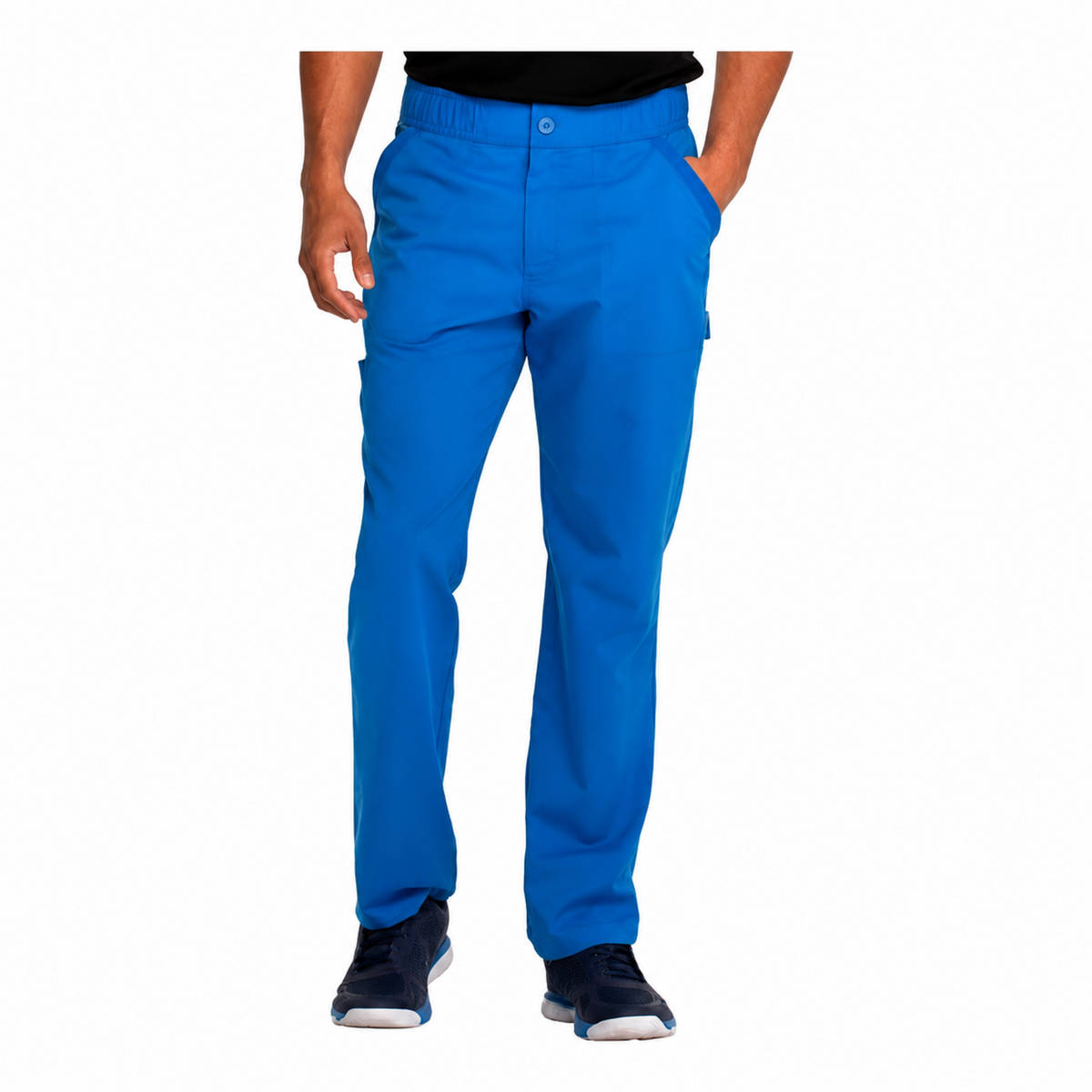 Pantalón quirúrgico Dickies DK220 Balance para hombre Azul Rey, vista frontal | color:azul-rey