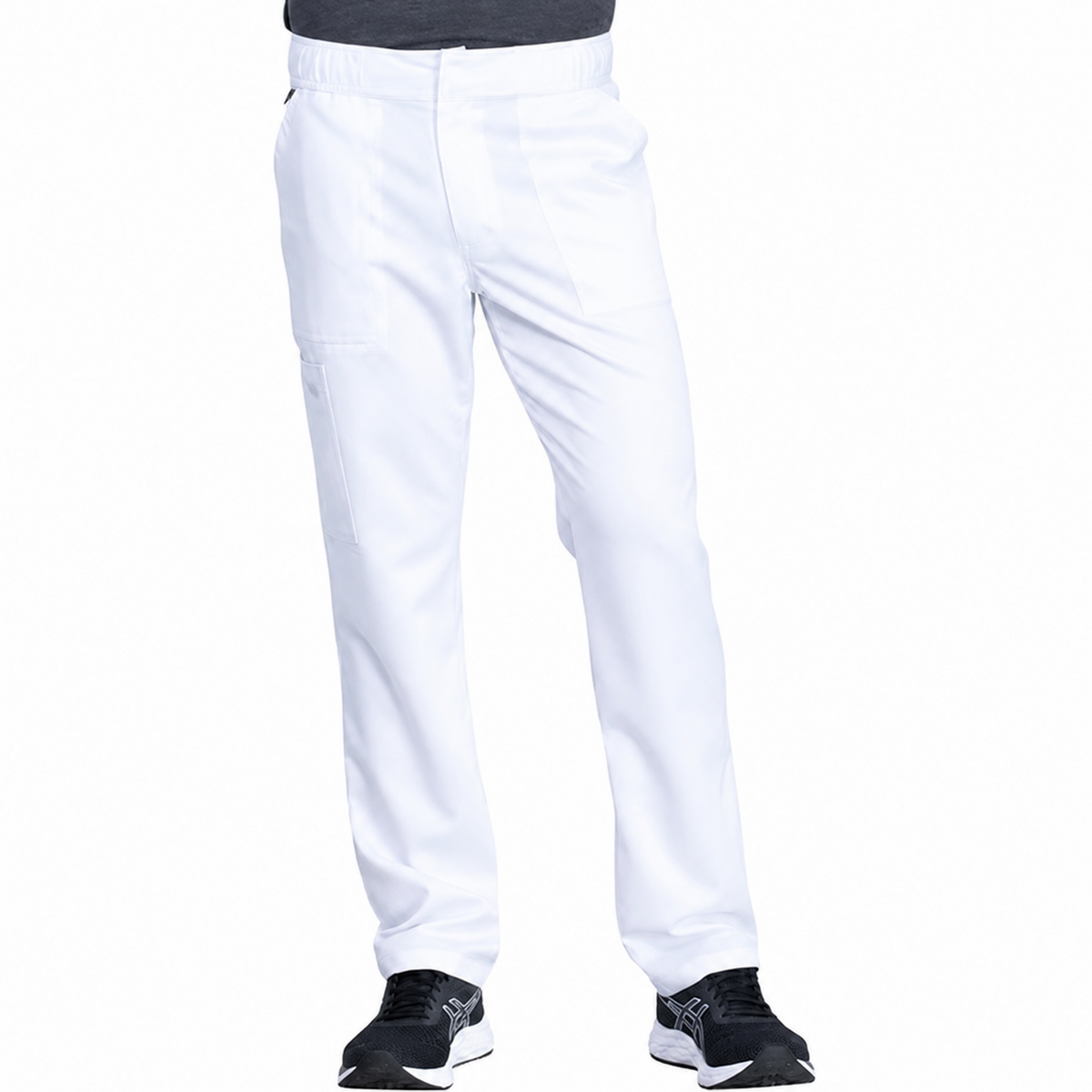 Pantalón quirúrgico Dickies DK220 Balance para hombre Blanco, vista frontal | color:blanco