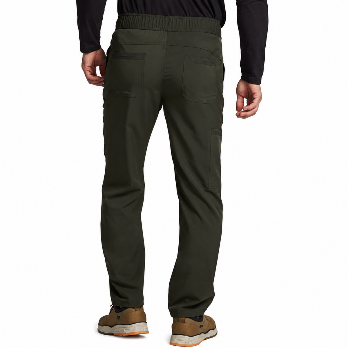 Pantalón quirúrgico Dickies DK220 Balance para hombre Deep Forest, vista posterior | color:deep-forest