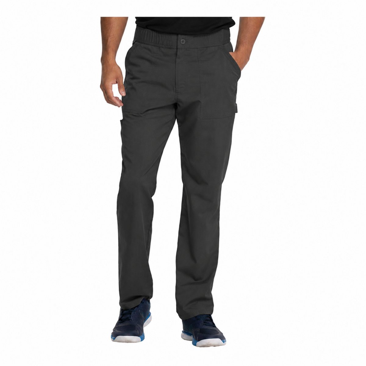 Pantalón quirúrgico Dickies DK220 Balance para hombre Gris Oxford, vista frontal | color:gris-oxford