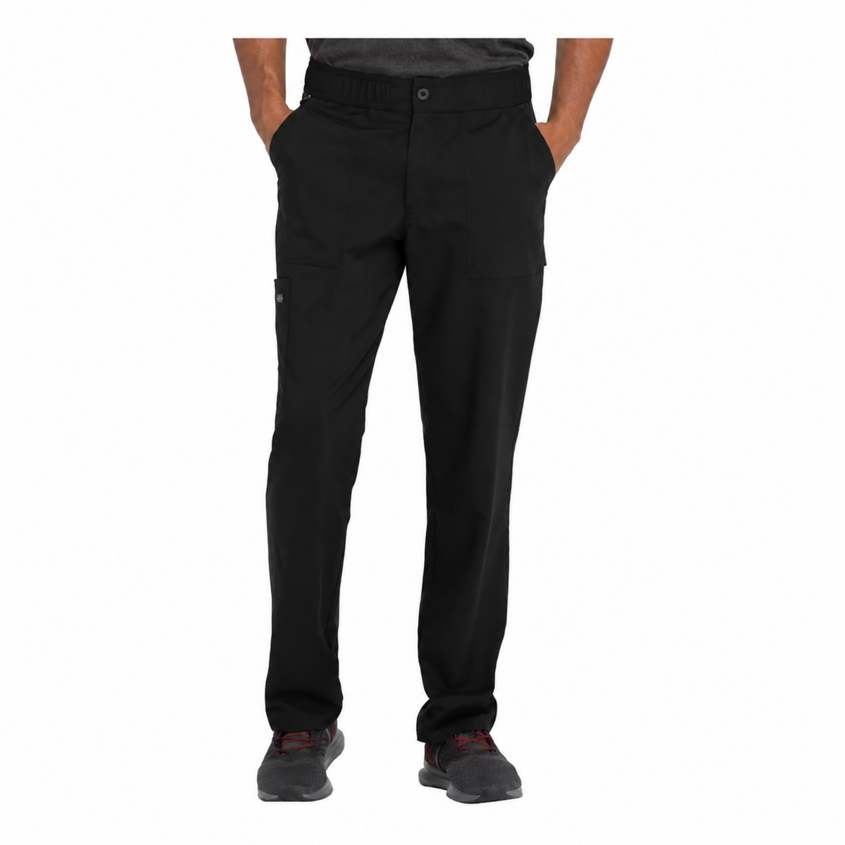 Pantalón quirúrgico Dickies DK220 Balance para hombre Negro, vista frontal | color:negro