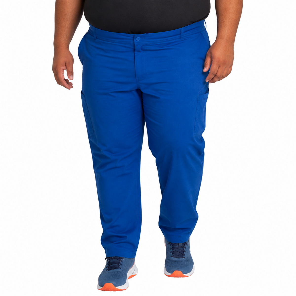Pantalón quirúrgico Dickies DK220 Balance para hombre talla extra Azul Galaxy, vista frontal | color:azul-galaxy