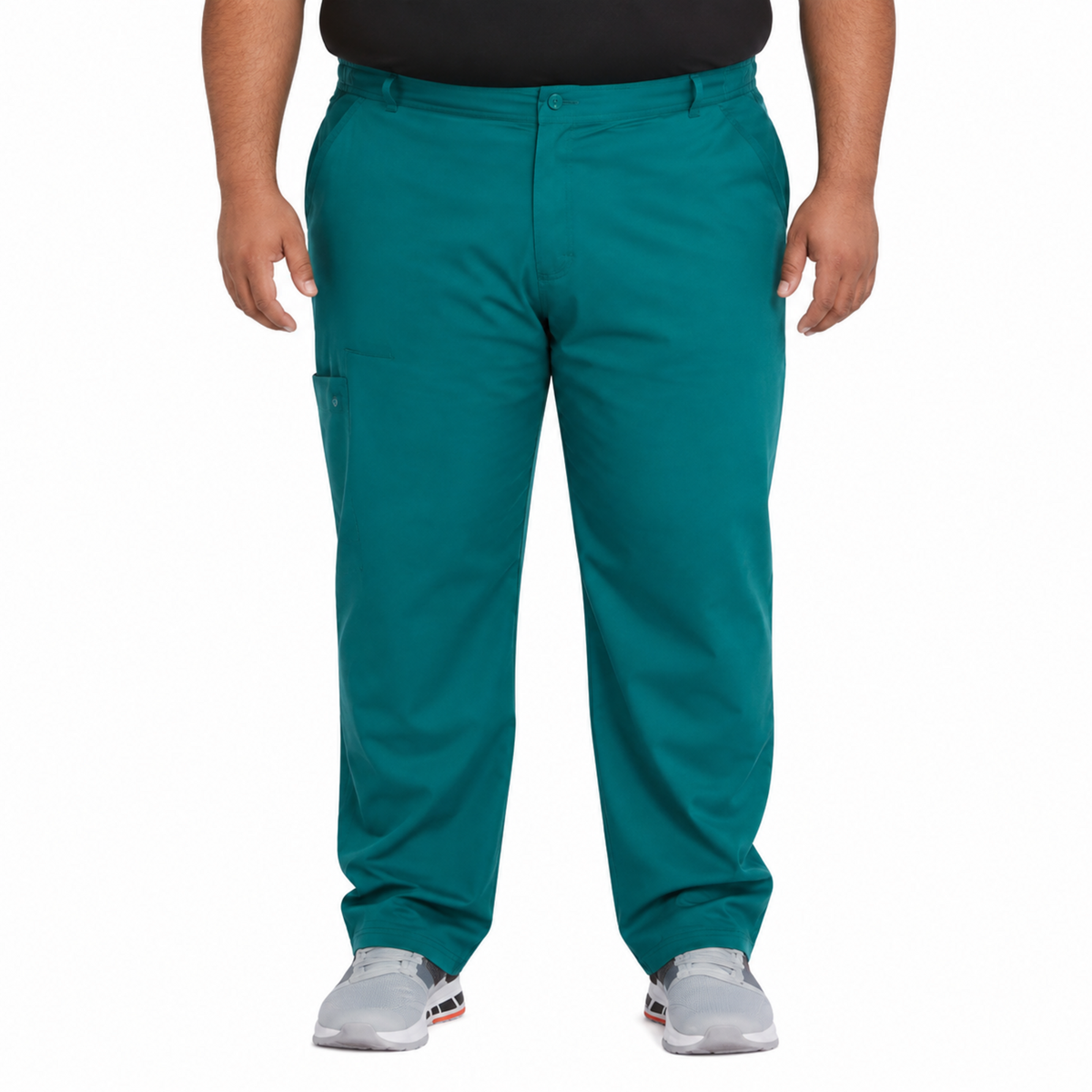 Pantalón quirúrgico Dickies DK220 Balance para hombre talla extra Hunter, vista frontal | color:hunter