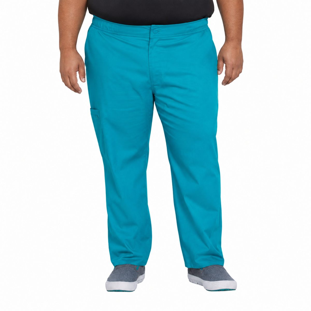 Pantalón quirúrgico Dickies DK220 Balance para hombre talla extra Jade, vista frontal | color:jade