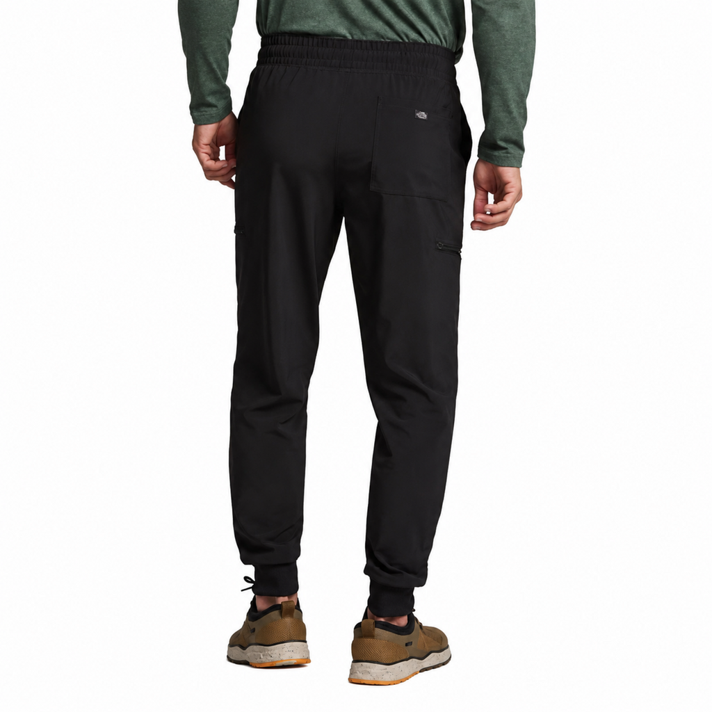 Pantalón jogger quirúrgico Dickies DK223 EDS Essentials para hombre Negro, vista posterior