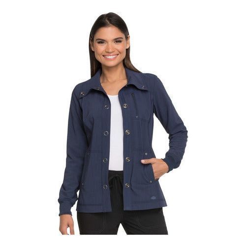 Dickies Dk345 Chamarra Quirúrgica Médica Clínica Mujer - Garufa Jeans
