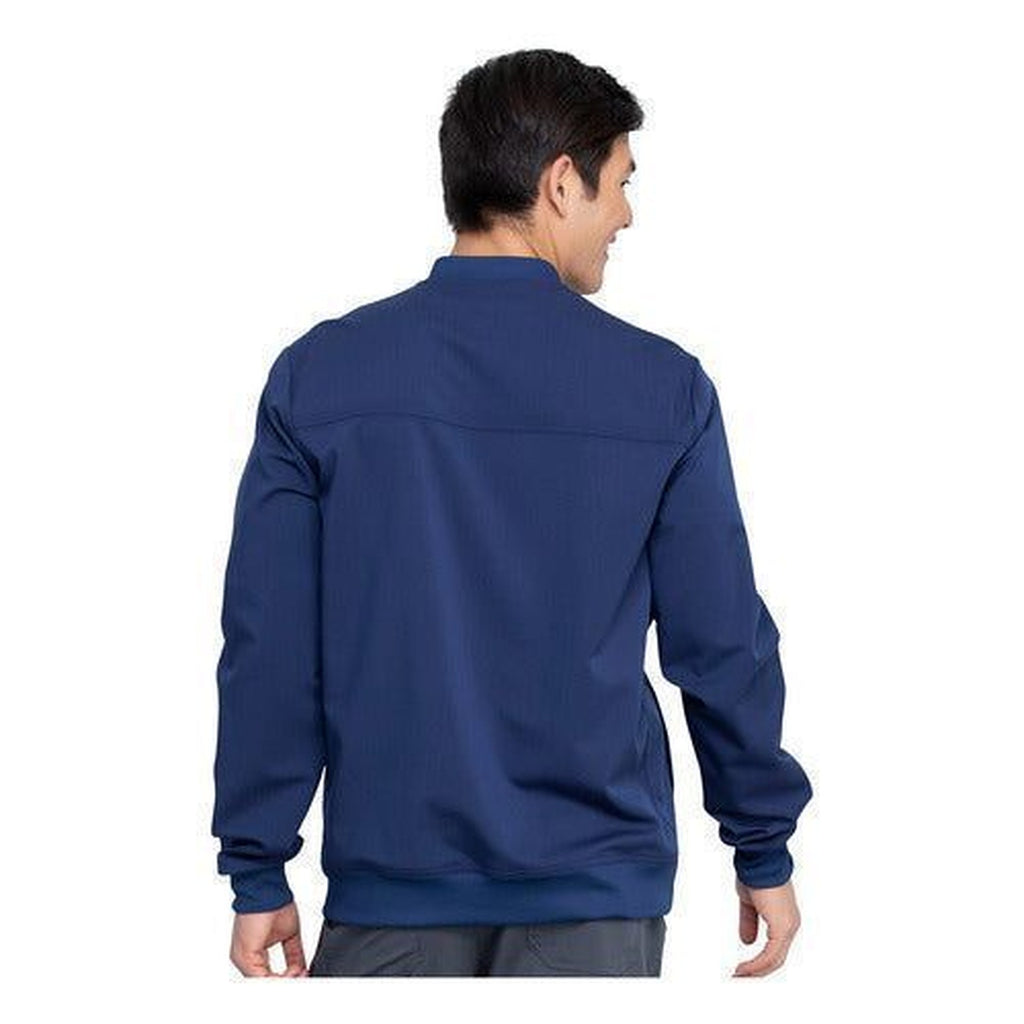Chamarra médica Dickies DK370 para hombre azul marino, vista posterior