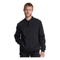 Chamarra médica Dickies DK370 para hombre negra, vista frontal | color:negra