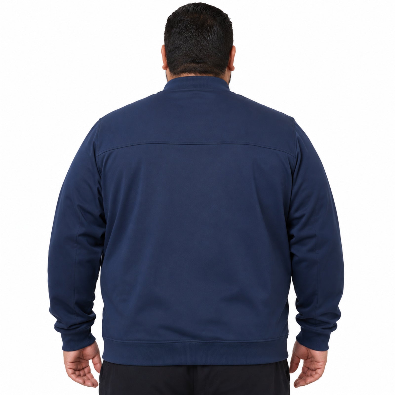 Chamarra médica Dickies DK370 para hombre talla extra azul marino, vista posterior | color:azul-marino