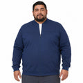 Chamarra médica Dickies DK370 para hombre talla extra azul marino, vista frontal | color:azul-marino
