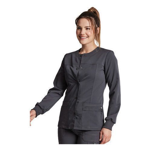 Dickies Dk380 Chamarra Quirúrgica Clínica Broches Mujer - Garufa Jeans