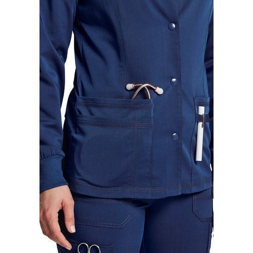 Dickies Dk380 Chamarra Quirúrgica Clínica Broches Mujer - Garufa Jeans
