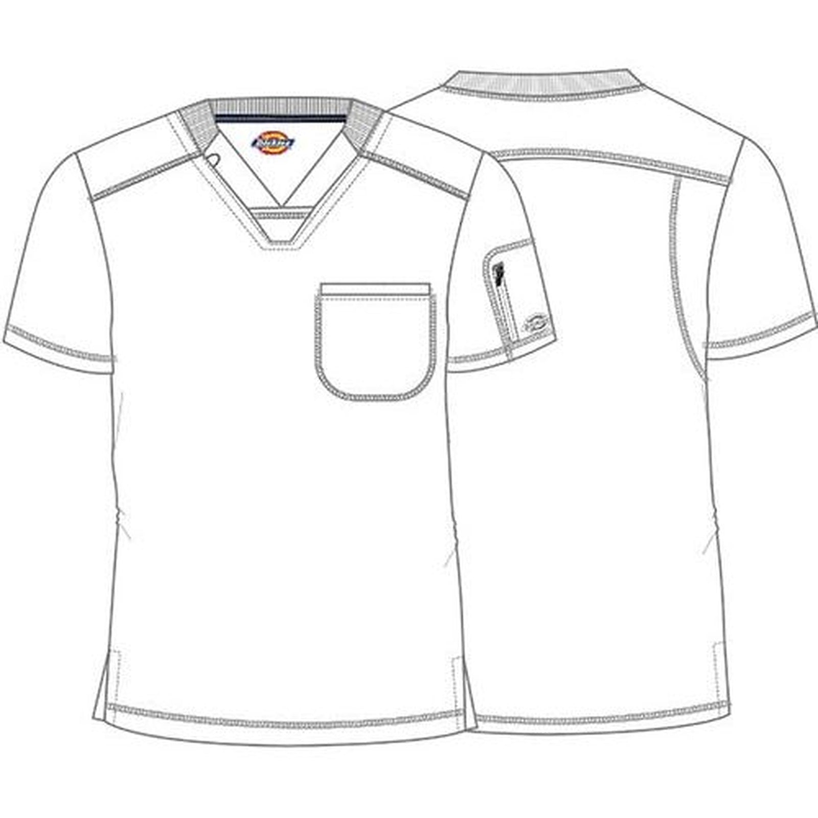 Filipina médica Dickies DK610 color azul Galaxy - imagen 5
