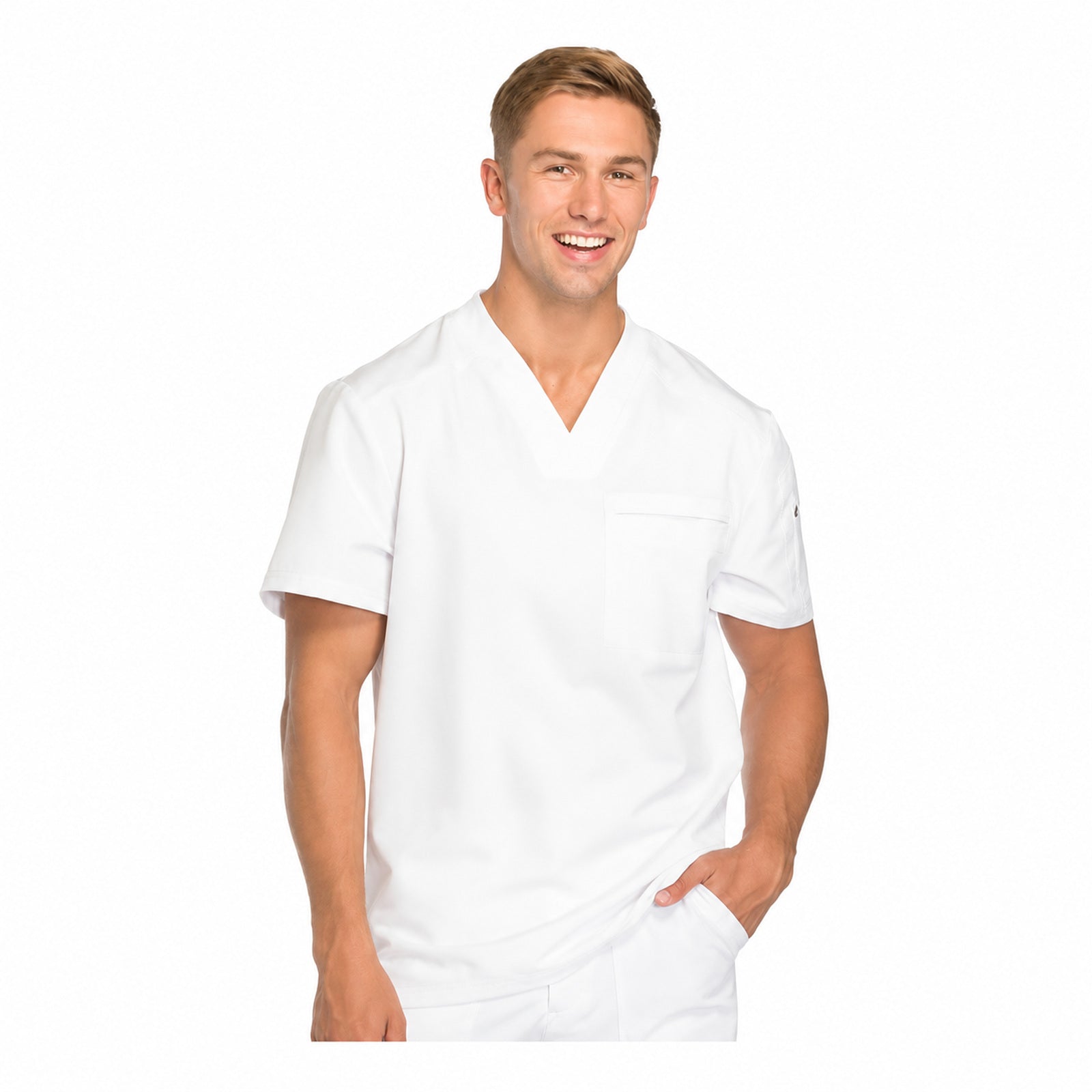 Filipina médica Dickies DK610 color blanco - fotografía 54 en alta definición