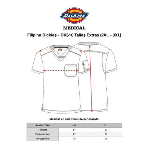 Dickies Dk610 Filipina Dynamix Hombre Quirúrgica Talla Extra - Garufa Jeans