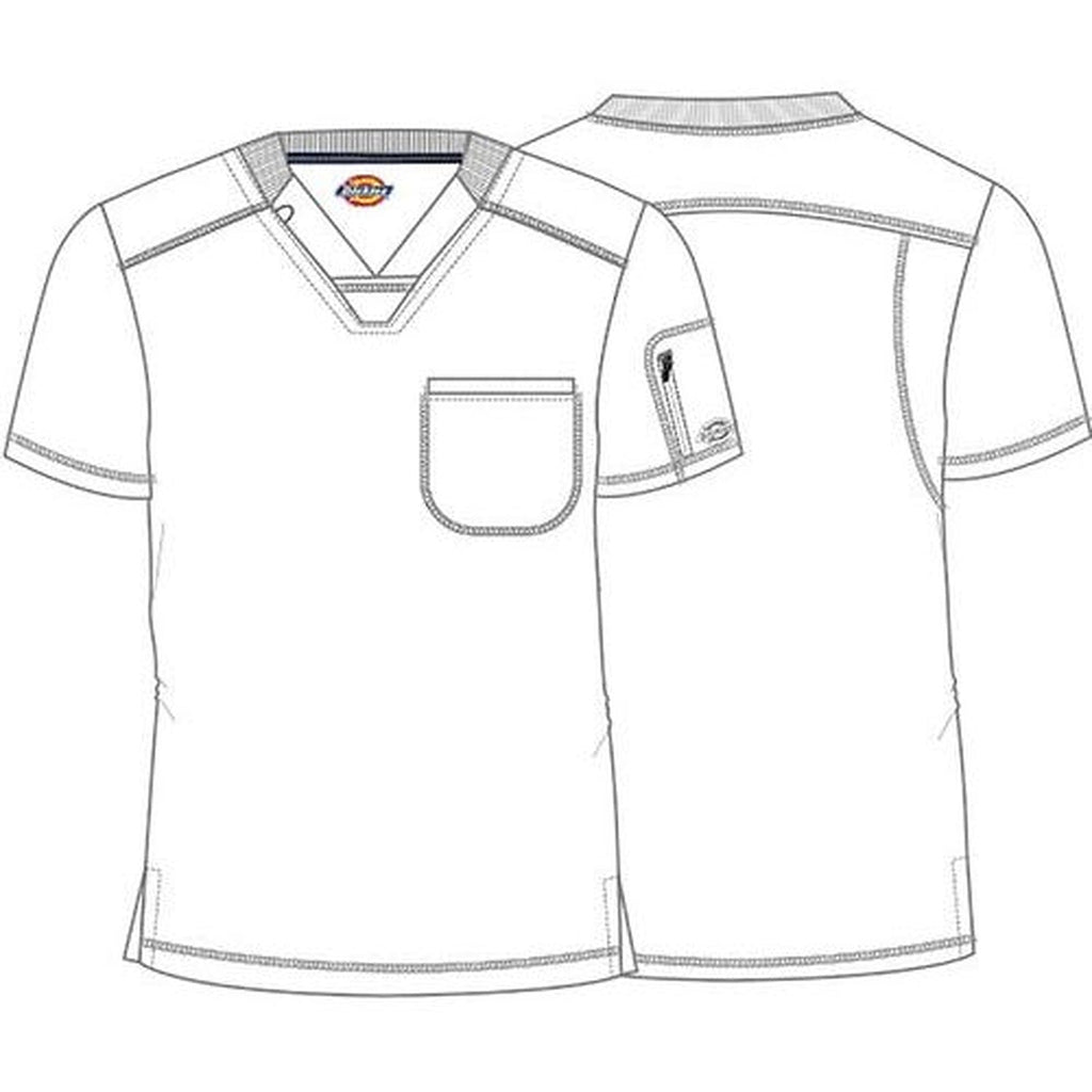 Filipina médica Dickies DK610 para hombre Galaxy Blue, dibujo técnico