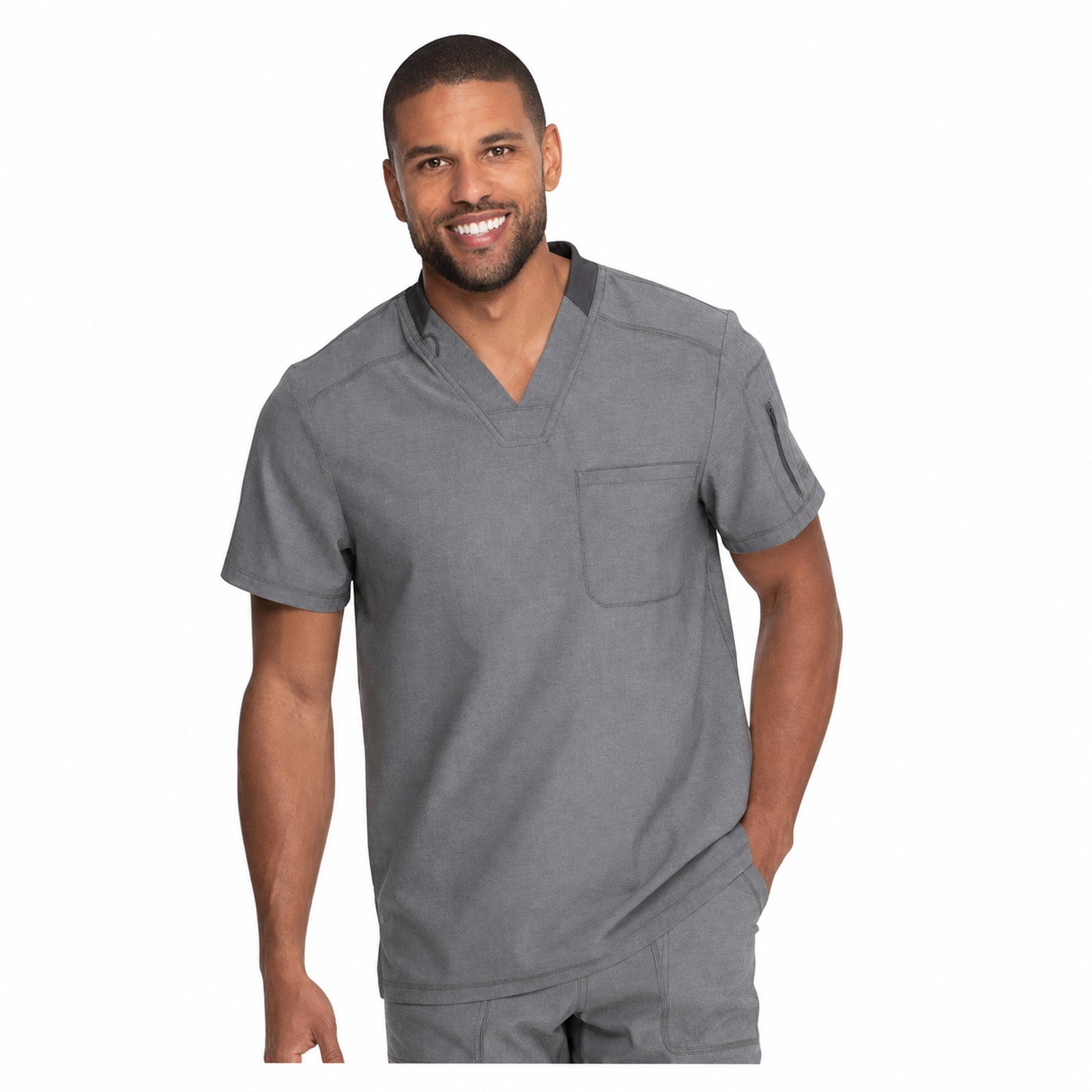 Filipina médica Dickies DK610 color plateado - fotografía 60 en alta definición