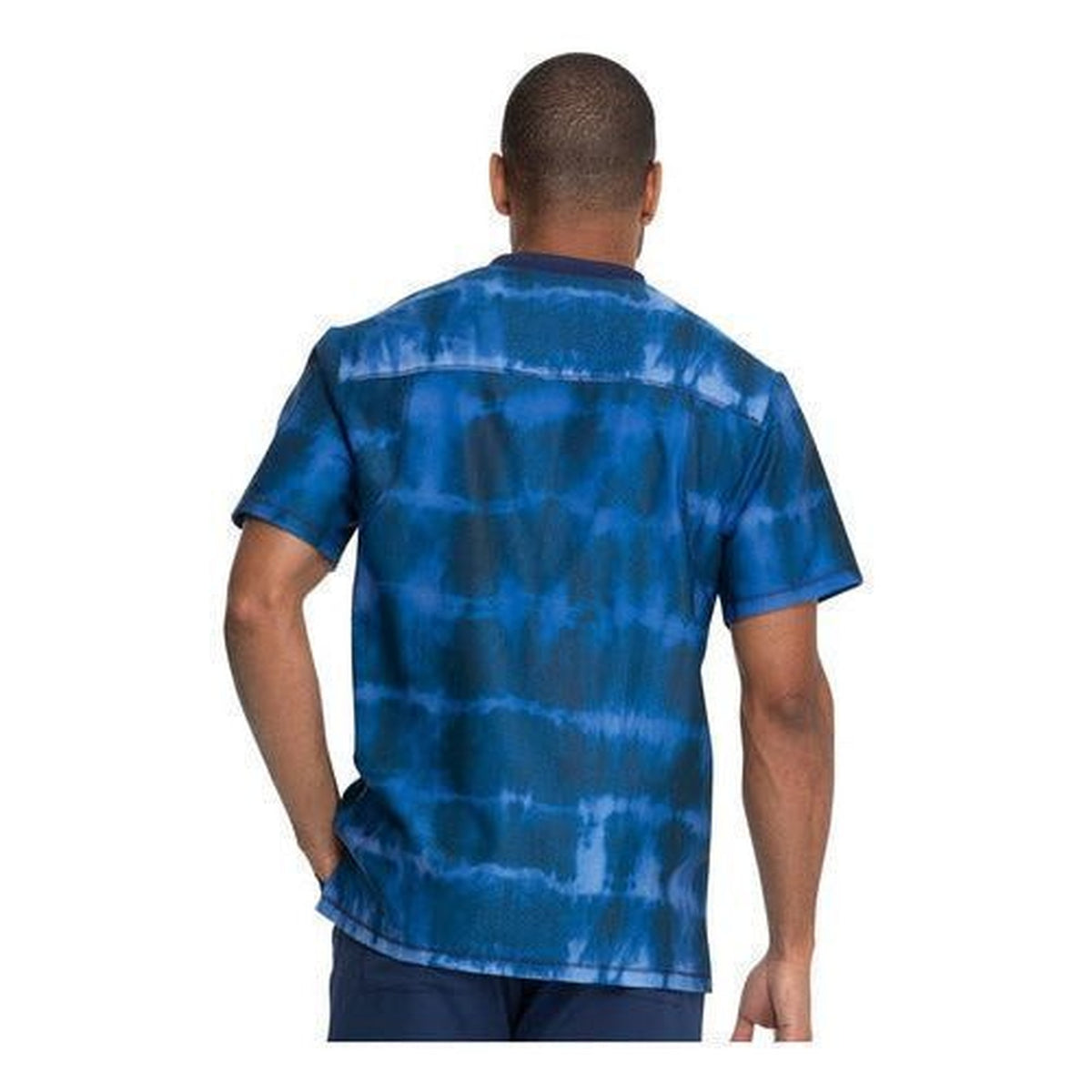 Filipina médica Dickies DK613 para hombre Tie Dye Azul Marino, vista de espalda | color:tie-dye-azul-marino