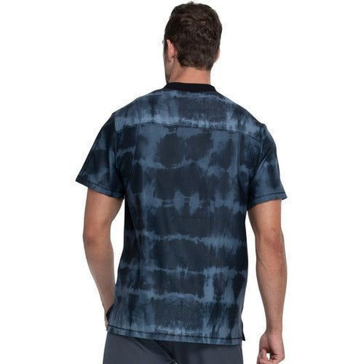 Filipina médica Dickies DK613 para hombre Tie Dye Gris Oxford, vista de espalda | color:tie-dye-gris-oxford