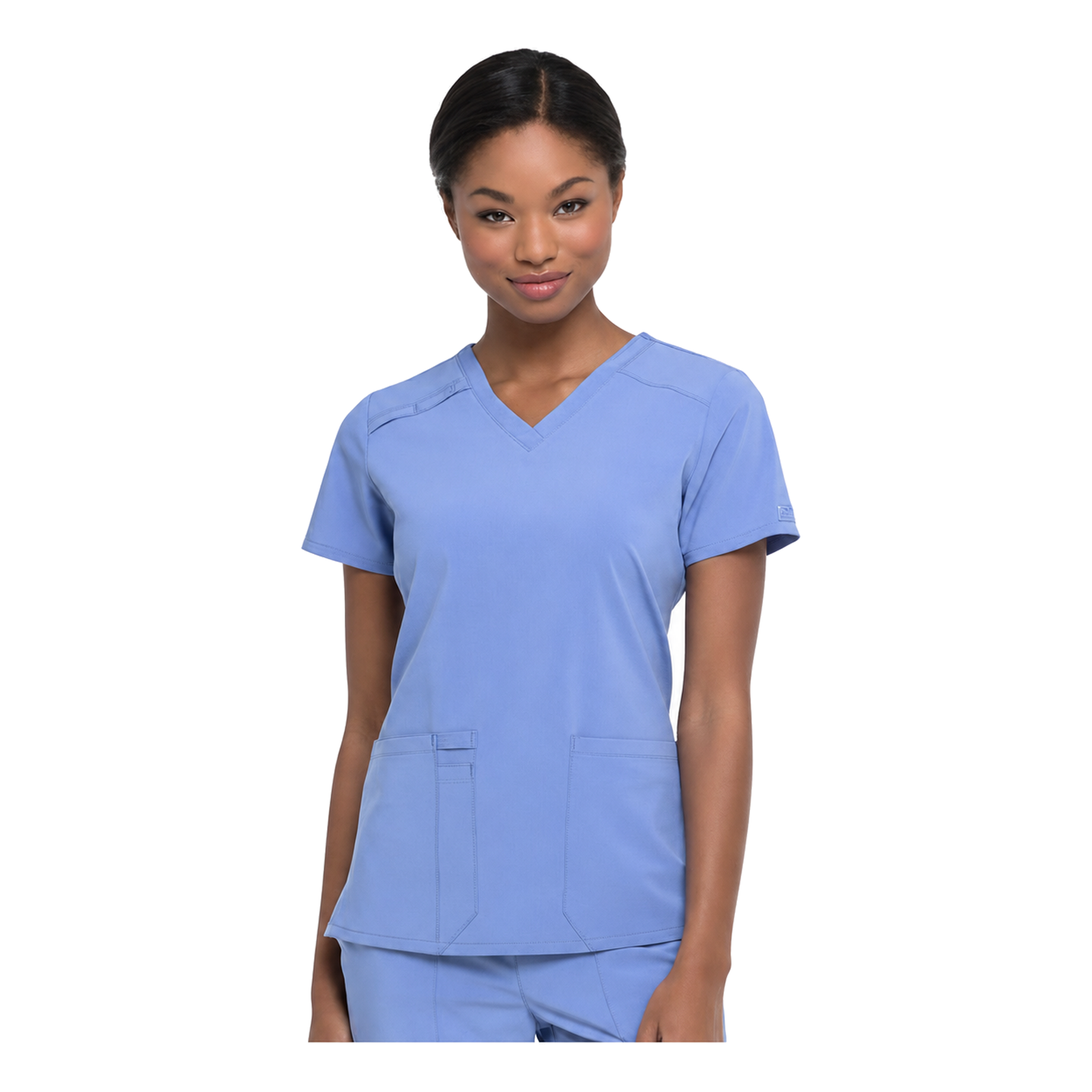 Filipina médica Dickies DK615 para mujer Azul Cielo, vista frontal | color:azul-cielo