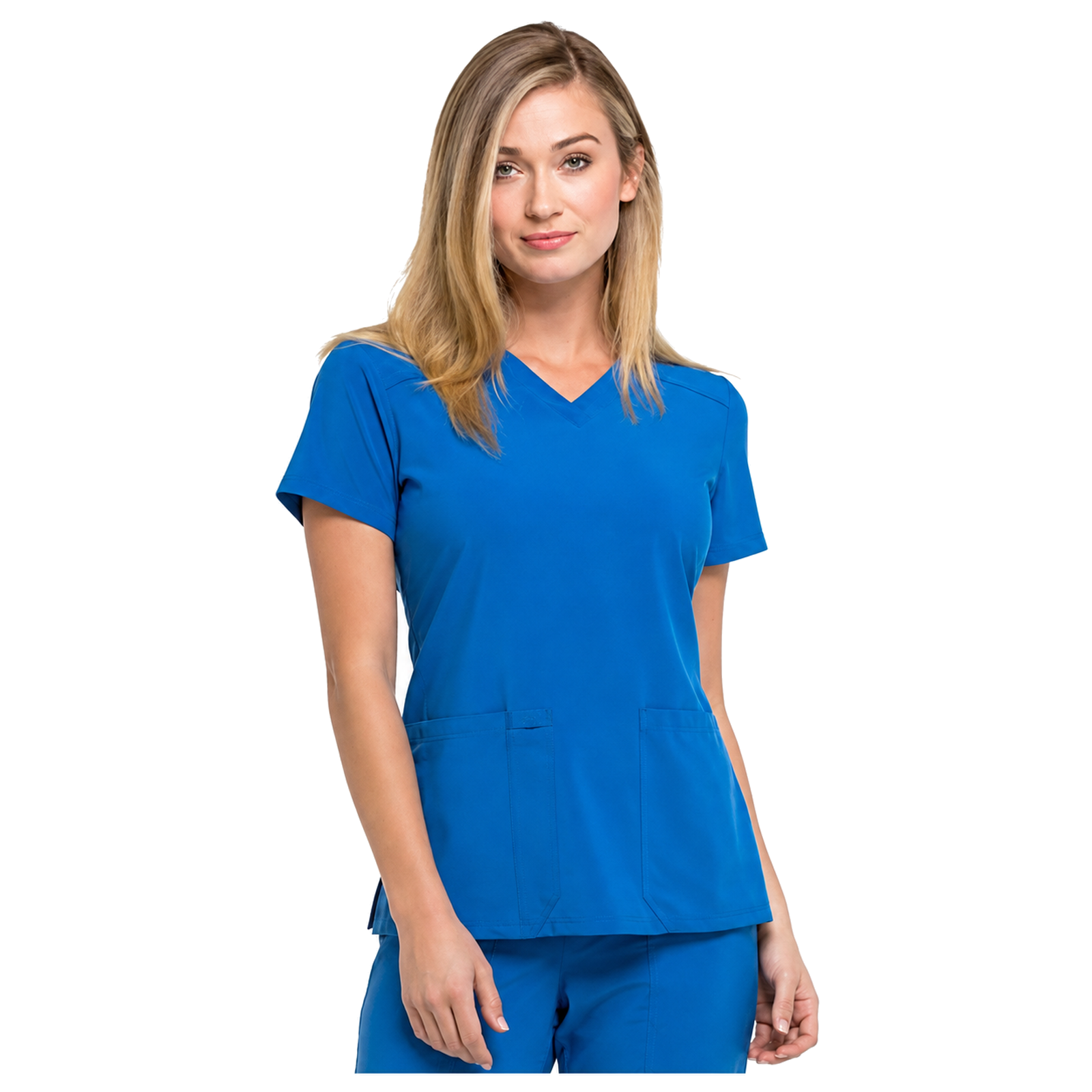 Filipina médica Dickies DK615 para mujer Azul Rey, vista frontal | color:azul-rey