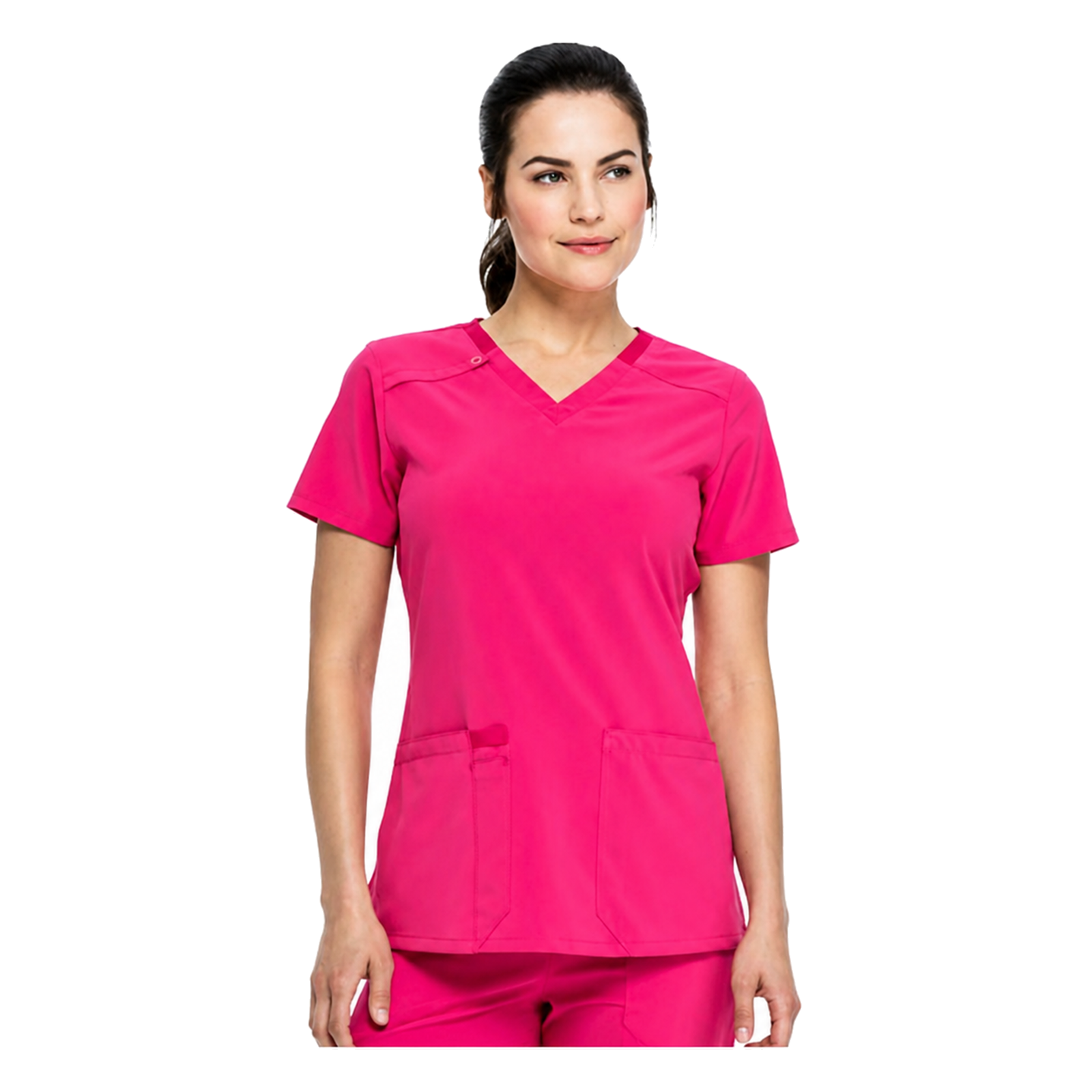 Filipina médica Dickies DK615 para mujer Fiusha, vista frontal | color:fiusha