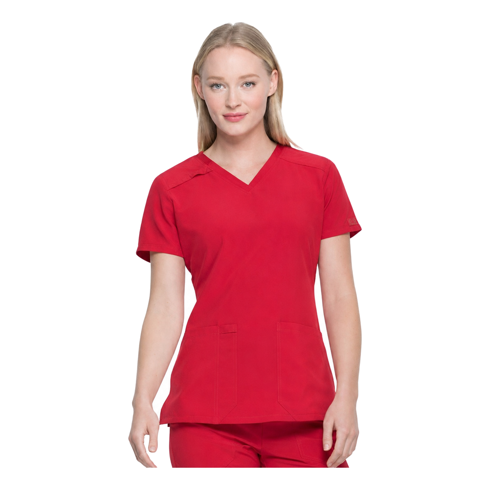 Filipina médica Dickies DK615 para mujer Rojo, vista frontal | color:rojo