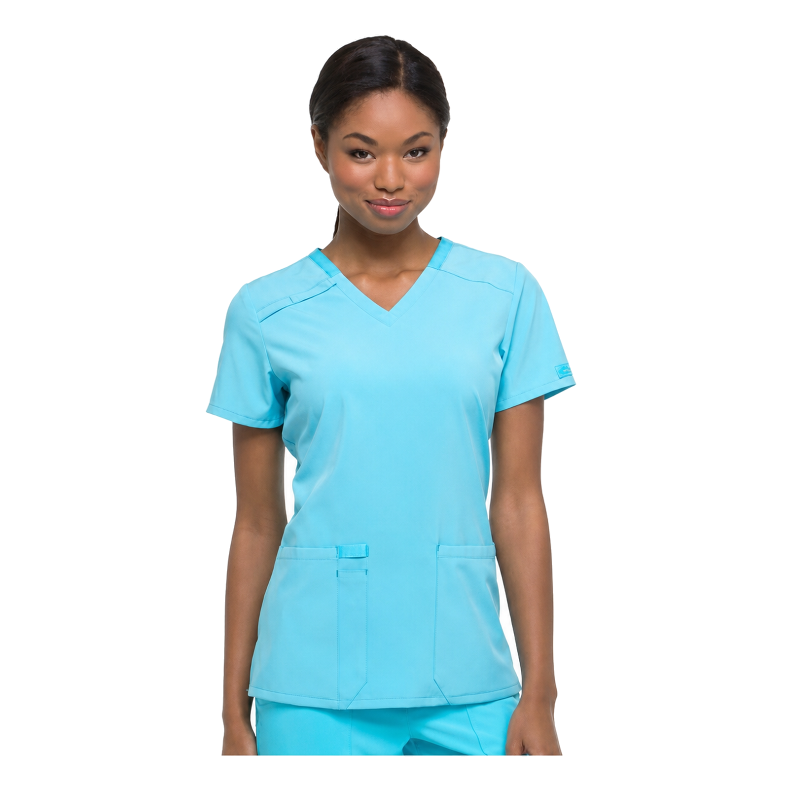 Filipina médica Dickies DK615 para mujer Turquesa, vista frontal | color:turquesa