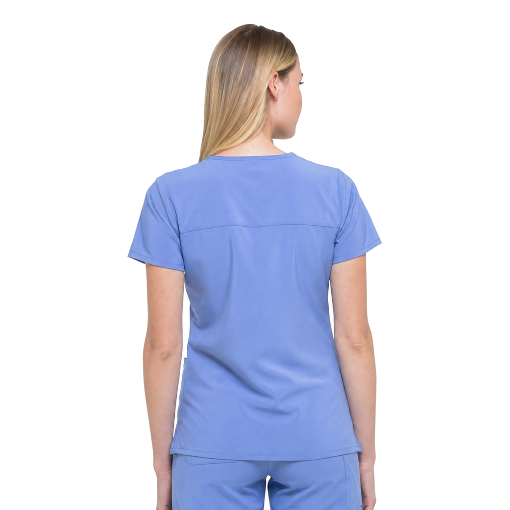 Filipina médica Dickies DK625 EDS Essentials para mujer Azul Cielo, vista posterior