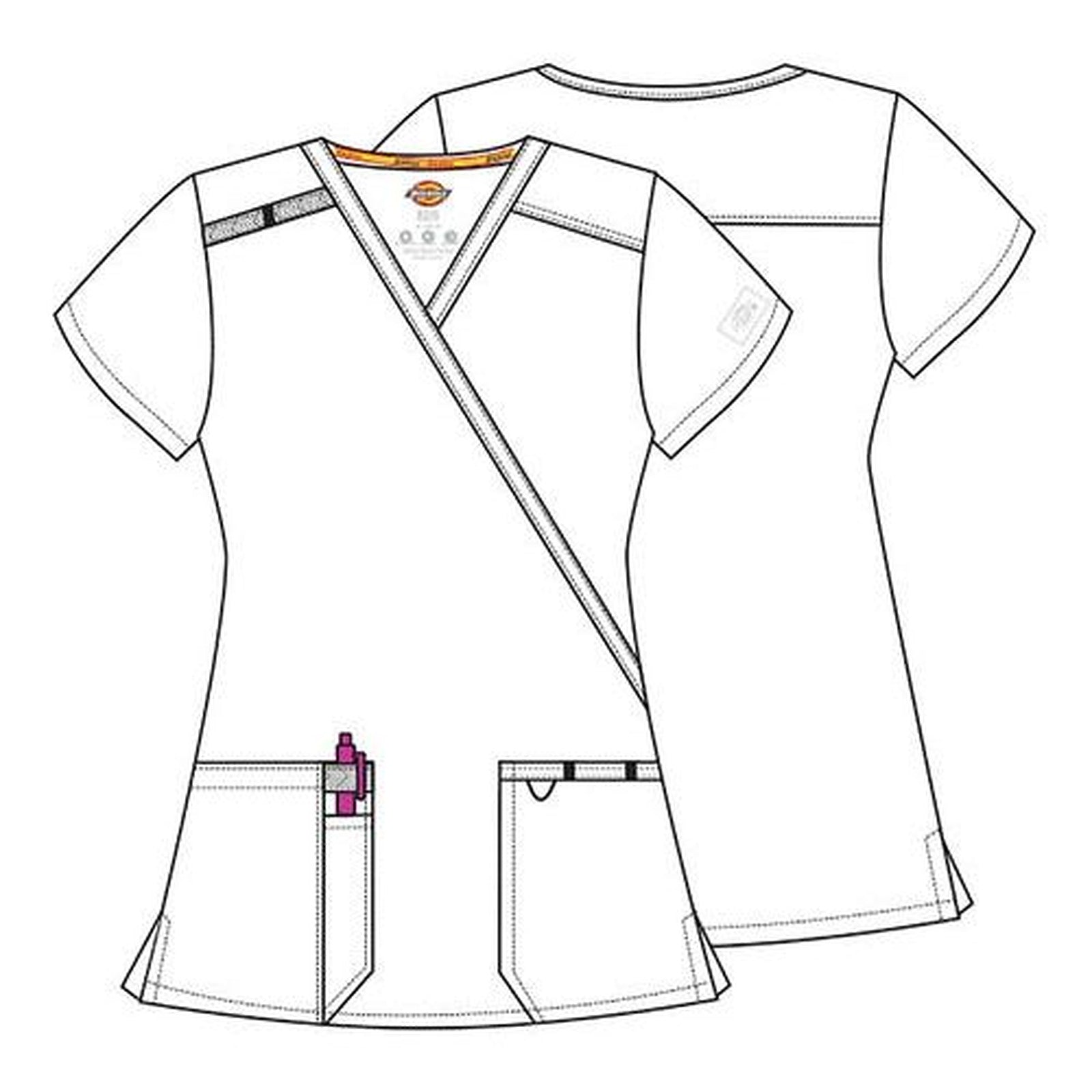 Ficha técnica de filipina médica Dickies DK625 EDS Essentials para mujer Azul Cielo | color:azul-cielo
