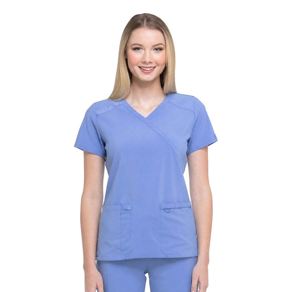 Filipina médica Dickies DK625 EDS Essentials para mujer Azul Cielo, vista frontal