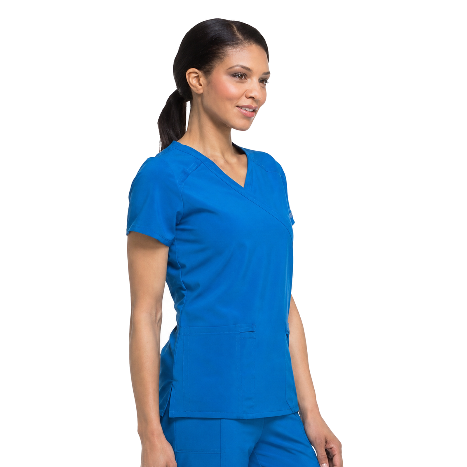 Filipina médica Dickies DK625 EDS Essentials para mujer Azul Rey, vista frontal | color:azul-rey