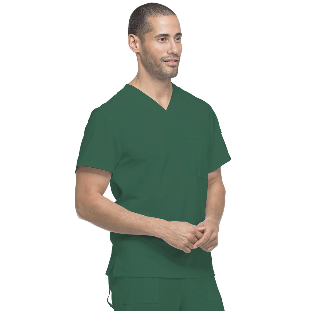 Dickies DK635 filipina quirúrgica para hombre color Hunter, vista tres cuartos