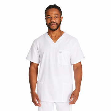 Dickies DK645 filipina quirúrgica para hombre color Blanco, vista frontal | color:blanco