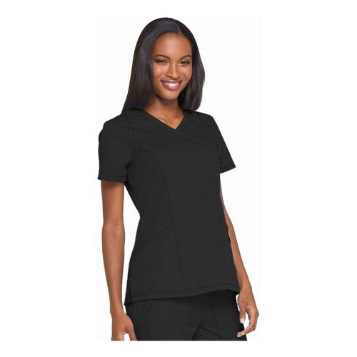 Dickies Dk660 Filipina Dynamix Mujer Quirúrgica Clínica #mlpos_32 | Color: BLK - Negra #color_blk_-_negra #sku_dk660blkl #sku_dk660blkm #sku_dk660blks #sku_dk660blkxl #sku_dk660blkxs