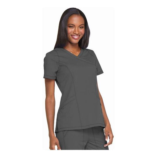 Dickies Dk660 Filipina Dynamix Mujer Quirúrgica Clínica #mlpos_17 | Color: PWT - Gris Oxford #color_pwt_-_gris_oxford #sku_dk660pwtl #sku_dk660pwtm #sku_dk660pwts #sku_dk660pwtxl #sku_dk660pwtxs