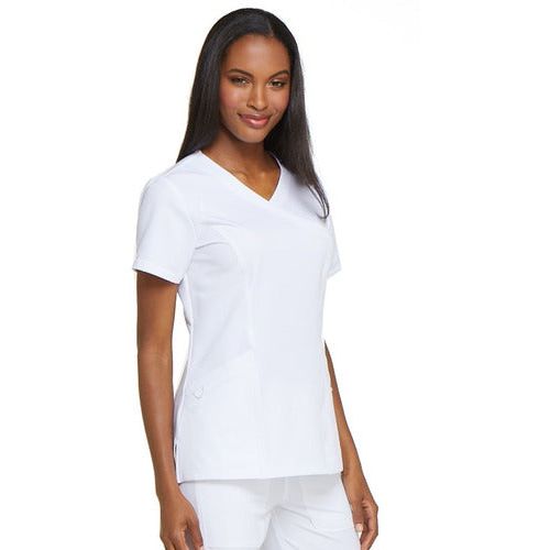 Dickies Dk660 Filipina Dynamix Mujer Quirúrgica Clínica #mlpos_7 | Color: WHT - Blanca #color_wht_-_blanca #sku_dk660whtl #sku_dk660whtm #sku_dk660whts #sku_dk660whtxl #sku_dk660whtxs